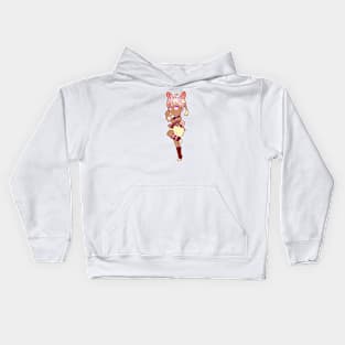 Magical Bunny Fighter Kids Hoodie